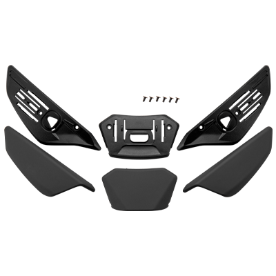 Shoei,J-CRUISE,3,UPPER,AIR,INTAKE,,MATT,BLACK