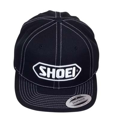 casquette SHOEI, casquette SHOEI noire, casquette SHOEI noir et blanc, casquette SHOEI Snapback, SHOEI Snapback Black White, casquette moto SHOEI, casquette moto, casquette motard, accessoires SHOEI, accessoire moto SHOEI, casquette racing, merchandising SHOEI