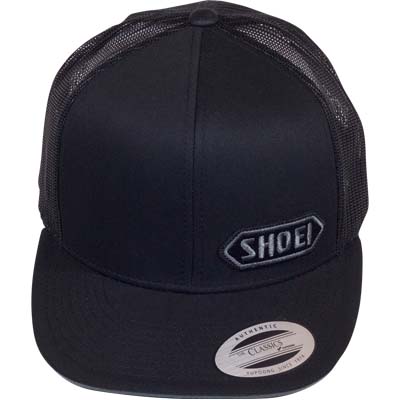 asquette SHOEI, casquette SHOEI grise, casquette SHOEI noire, casquette moto SHOEI, casquette SHOEI officielle, SHOEI Trucker Cap, casquette SHOEI Trucker, casquette moto, casquette motard, accessoires SHOEI, accessoire moto SHOEI, merchandising SHOEI