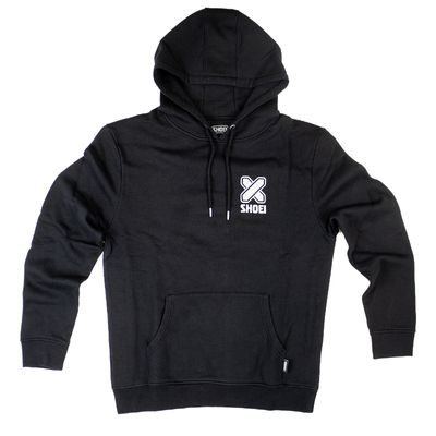 SHOEI, HOODY, LOGO, X, VETEMENT, SPORTSWEAR, NOIR, BLANC