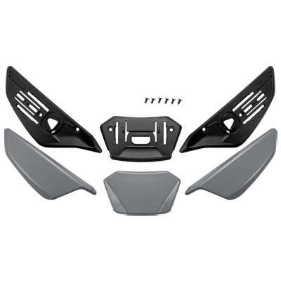 Shoei,J-CRUISE,3,UPPER,AIR,INTAKE,,BASALT,GREY