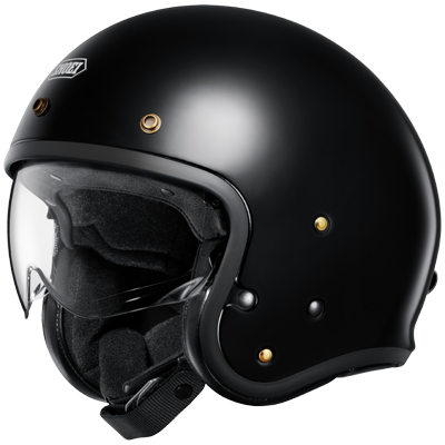 J.O2 BLACK CASQUE, SHOEI, JET, JO, MOTO, PREMIUM, SÉCURITÉ, VILLE, NEO, RETRO, VINTAGE, CAFE, RACER