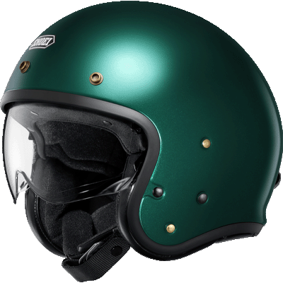 J.O2 BRITISH GREEN CASQUE, SHOEI, JET, JO, MOTO, PREMIUM, SÉCURITÉ, VILLE, NEO, RETRO, VINTAGE, CAFE, RACER