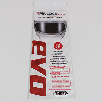 FILM PINLOCK EVO SHOEI_DKS303 SHOEI, PIECES, DETACHEES, CASQUE, MOTO, ECRAN, PINLOCK, CWR-F
